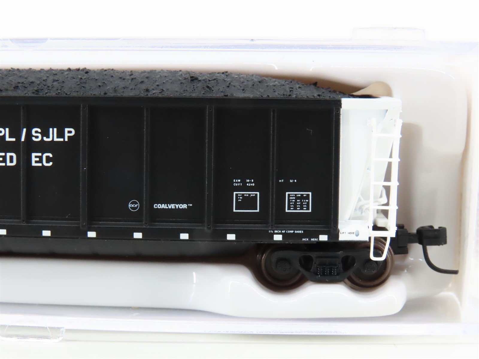 N Scale Atlas 43809-4 KCLX Kansas City Power & Light Coalveyor Hopper #45266