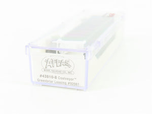 N Scale Atlas 43810-8 GBRX Greenbriar Leasing Coalveyor Hopper #92061 w/Load