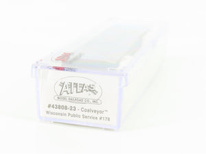 N Scale Atlas 43808-23 WPSX Wisconsin Public Service Coalveyor Hopper #178