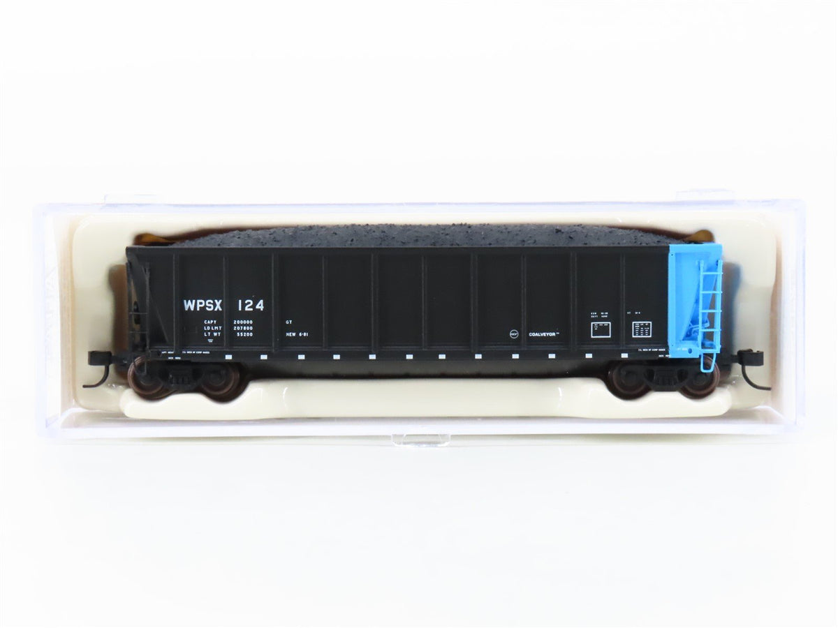 N Scale Atlas 43808-26 WPSX Wisconsin Public Service Coalveyor Hopper #124