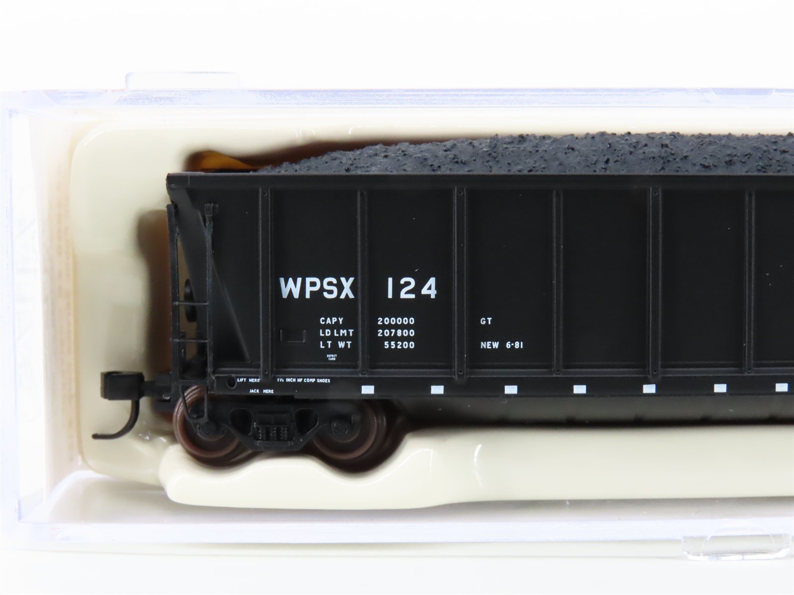 N Scale Atlas 43808-26 WPSX Wisconsin Public Service Coalveyor Hopper #124