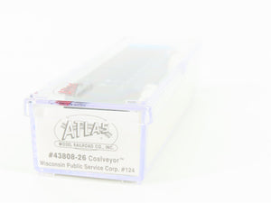 N Scale Atlas 43808-26 WPSX Wisconsin Public Service Coalveyor Hopper #124