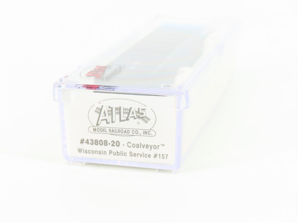 N Scale Atlas 43808-20 WPSX Wisconsin Public Service Coalveyor Hopper #157