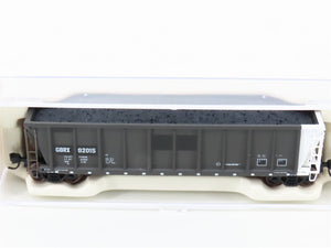 N Scale Atlas 43810-1 GBRX Greenbriar Leasing Coalveyor Hopper #92015 w/Load