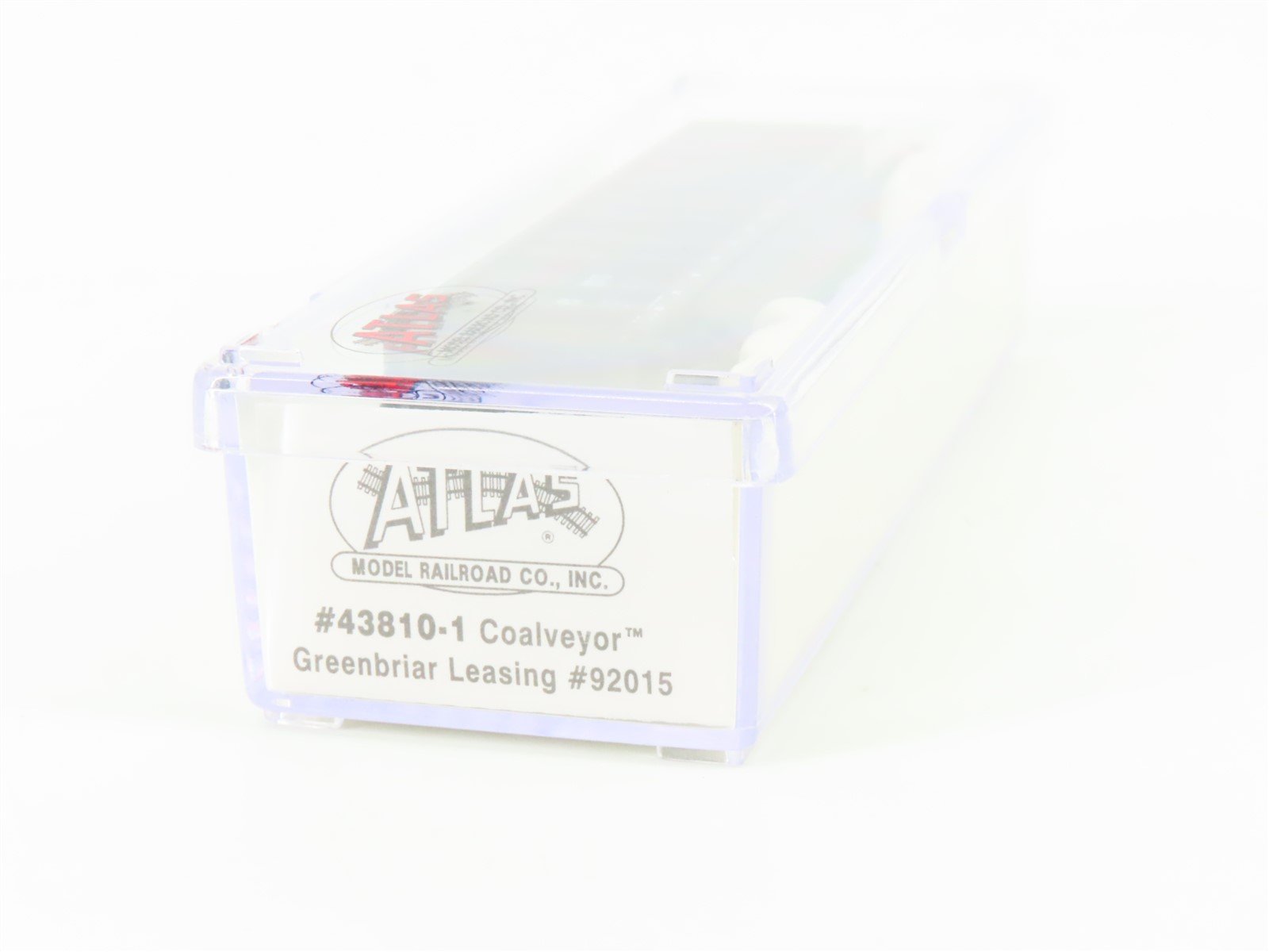 N Scale Atlas 43810-1 GBRX Greenbriar Leasing Coalveyor Hopper #92015 w/Load