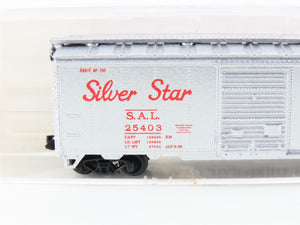 N Scale Eastern Seaboard/Con-Cor 2035 SAL Seaboard Silver Star 40' Boxcar #25403