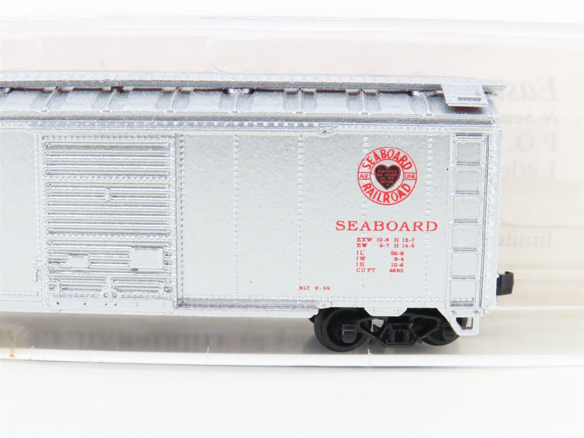 N Scale Eastern Seaboard/Con-Cor 2035 SAL Seaboard Silver Star 40&#39; Boxcar #25403