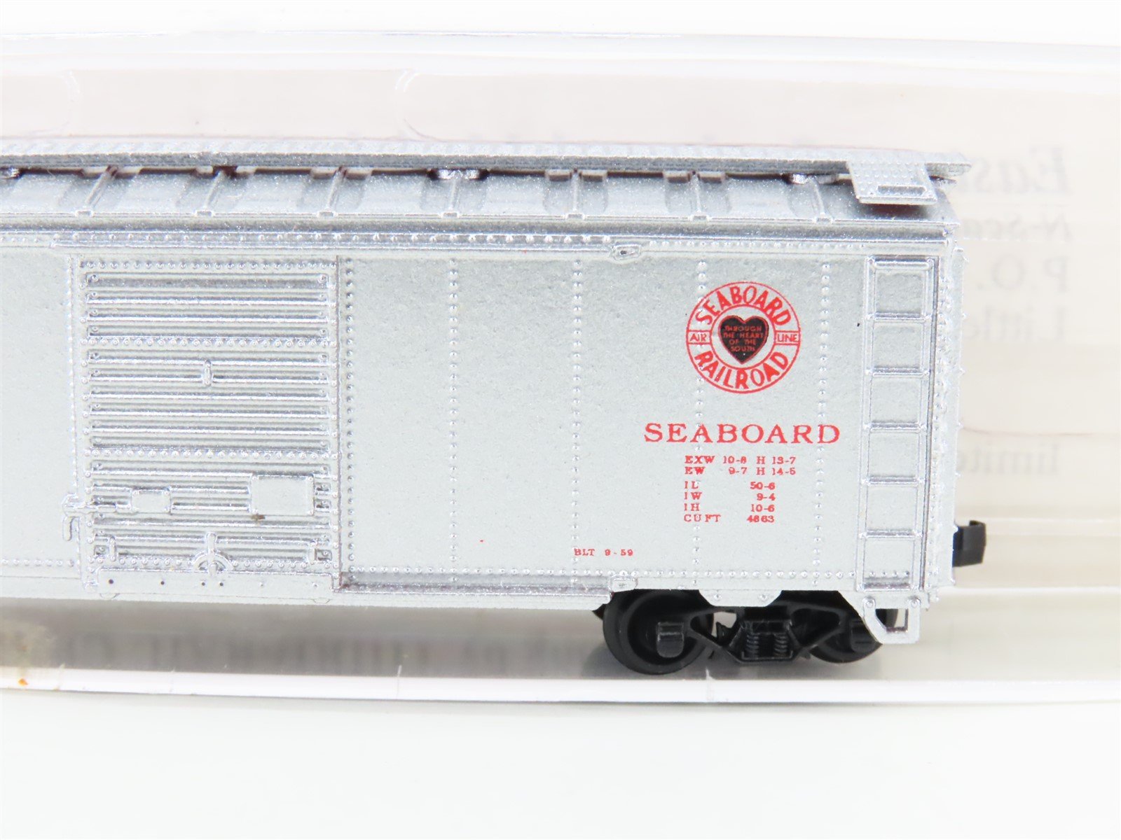 N Scale Eastern Seaboard/Con-Cor 2035 SAL Seaboard Silver Star 40' Boxcar #25403