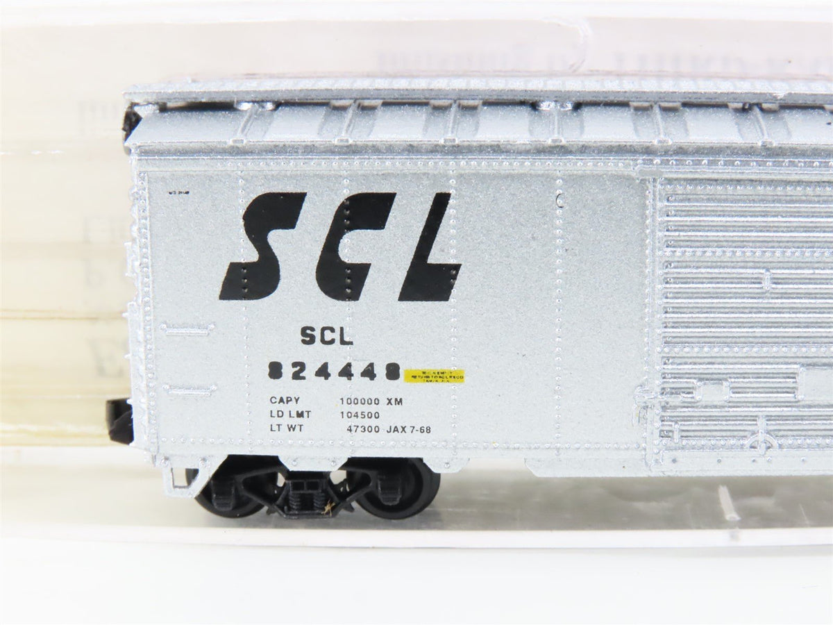 N Scale Eastern Seaboard/Con-Cor 2036 SCL Seaboard Coast Line 40&#39; Boxcar #824448
