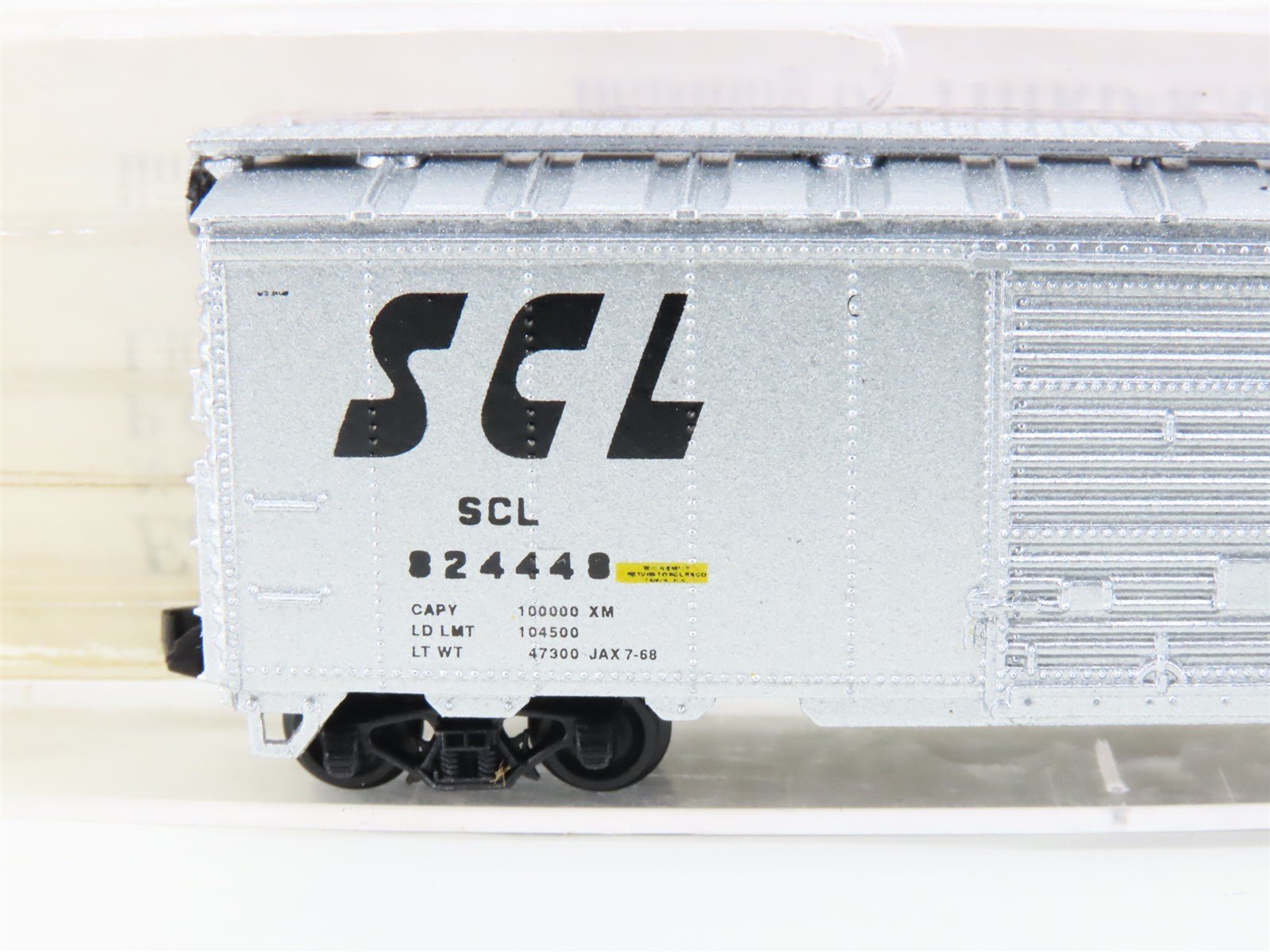N Scale Eastern Seaboard/Con-Cor 2036 SCL Seaboard Coast Line 40' Boxcar #824448