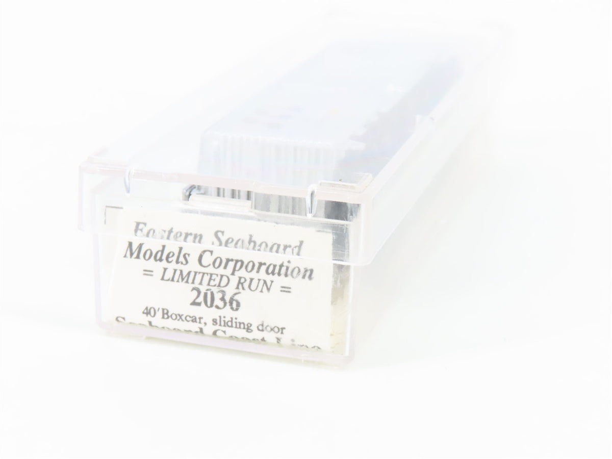 N Scale Eastern Seaboard/Con-Cor 2036 SCL Seaboard Coast Line 40&#39; Boxcar #824448
