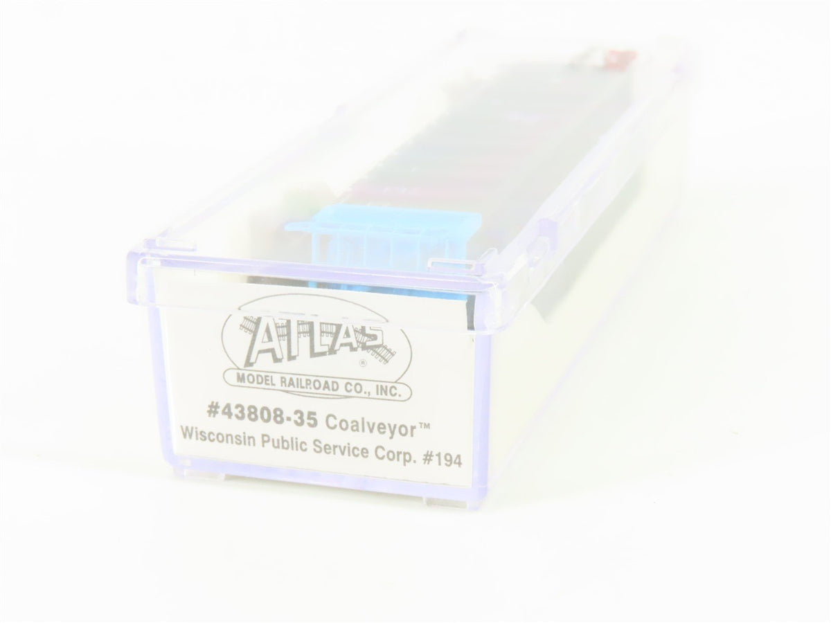 N Scale Atlas 43808-35 WPSX Wisconsin Public Service Coalveyor Hopper #194