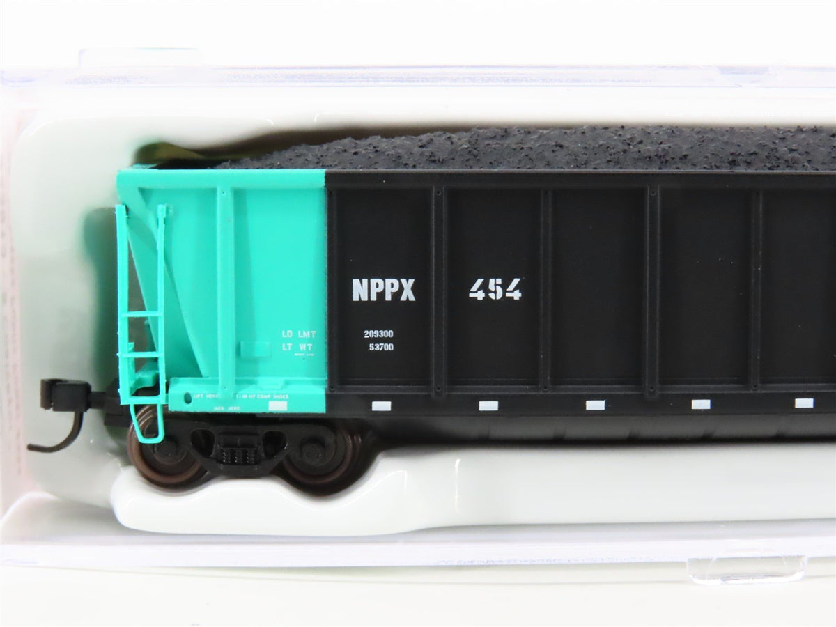 N Scale Atlas 43813-5 NPPX Nebraska Public Power Coalveyor Hopper #454 w/Load