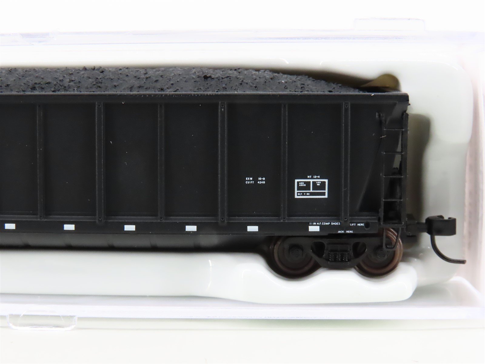 N Scale Atlas 43813-5 NPPX Nebraska Public Power Coalveyor Hopper #454 w/Load