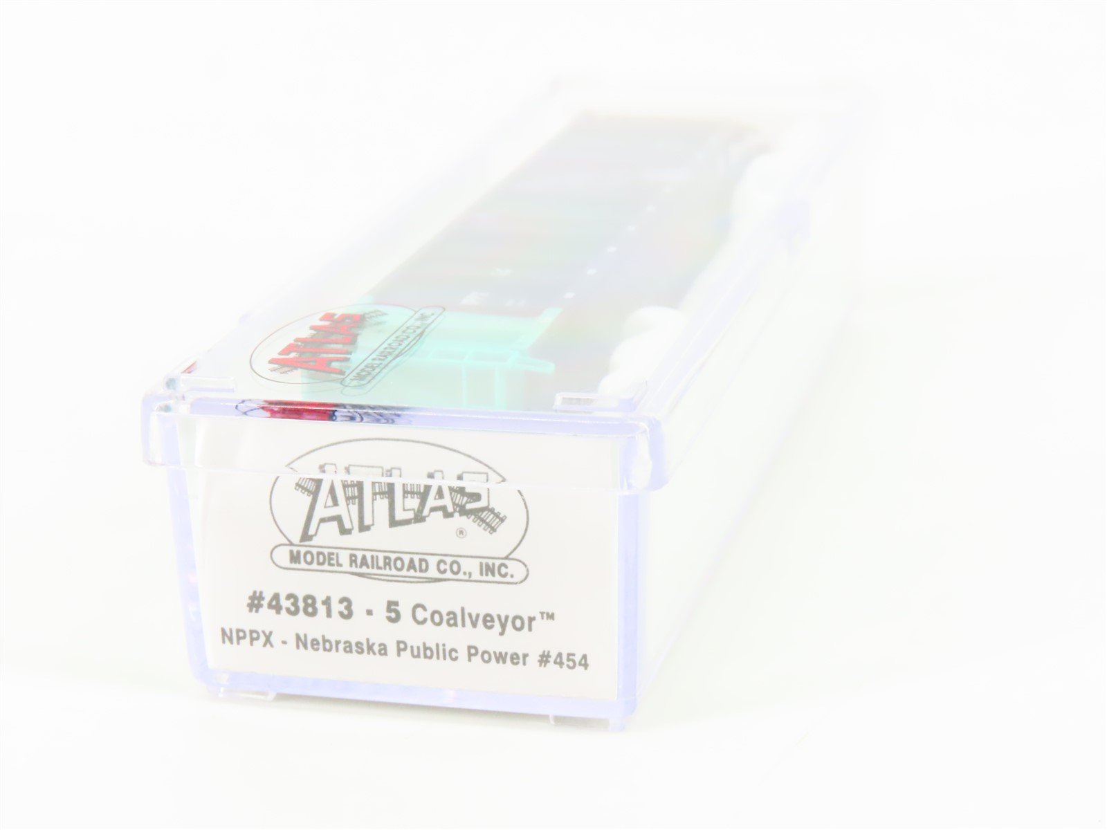 N Scale Atlas 43813-5 NPPX Nebraska Public Power Coalveyor Hopper #454 w/Load