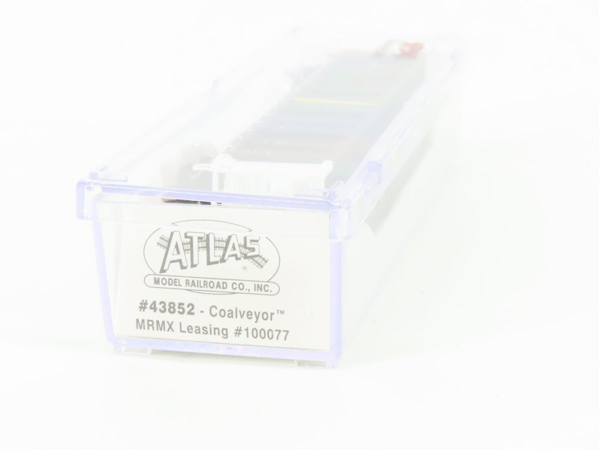 N Scale Atlas 43852 MRMX Leasing Coalveyor Hopper #100077 w/Coal Load
