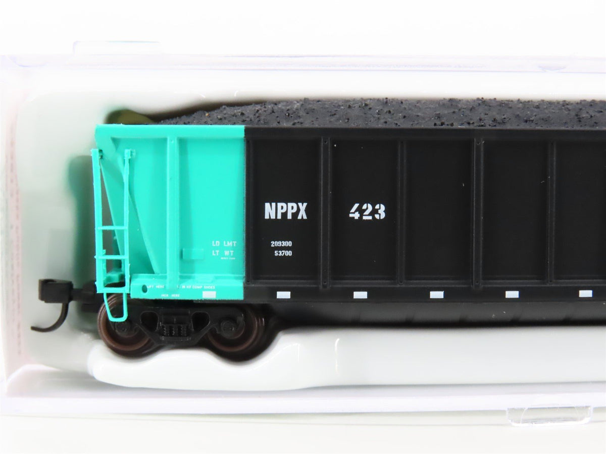N Scale Atlas 43813-1 NPPX Nebraska Public Power Coalveyor Hopper #423 w/Load