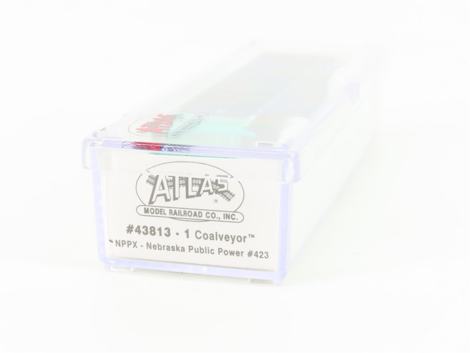 N Scale Atlas 43813-1 NPPX Nebraska Public Power Coalveyor Hopper #423 w/Load