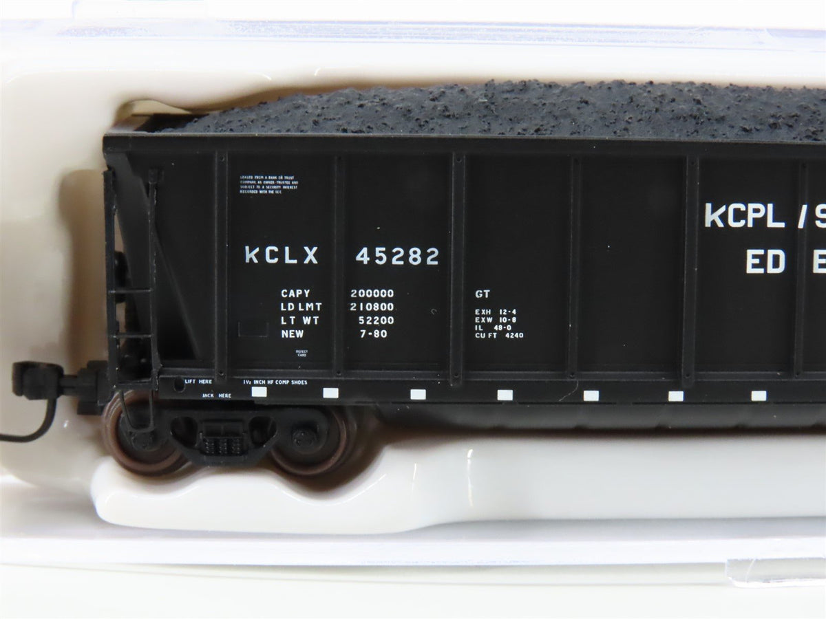 N Scale Atlas 43809-8 KCLX Kansas City Power &amp; Light Coalveyor Hopper #45282