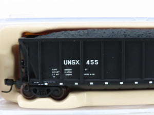 N Scale Atlas 43806-8 UNSX Unitrain Services Coalveyor Hopper #455 w/Coal Load