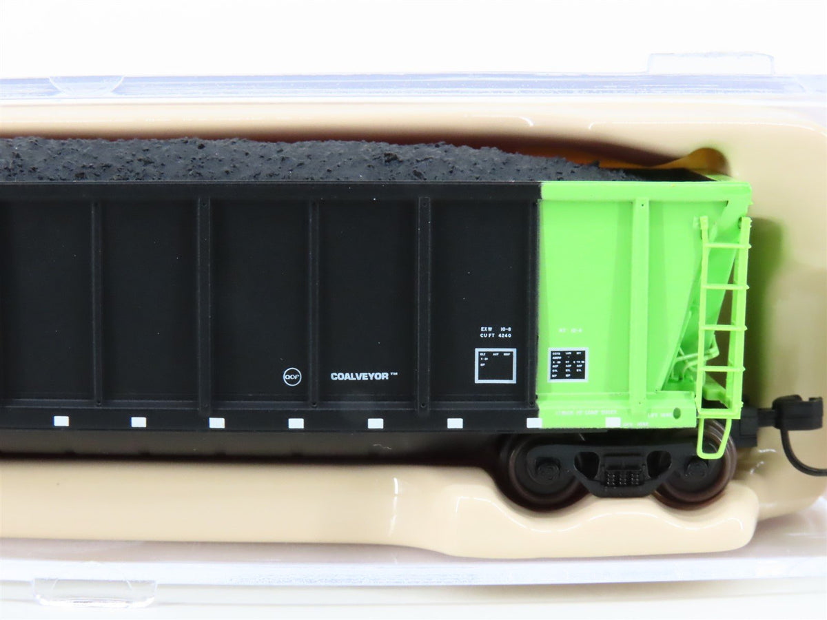 N Scale Atlas 43806-8 UNSX Unitrain Services Coalveyor Hopper #455 w/Coal Load