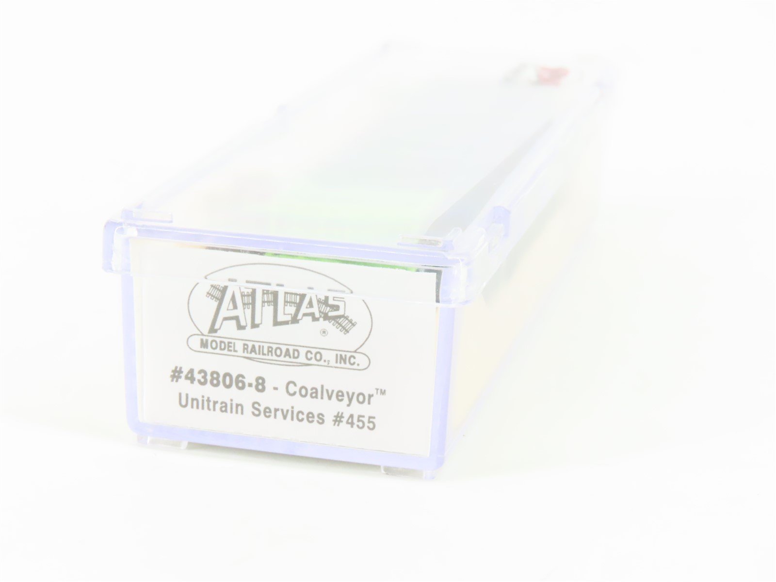 N Scale Atlas 43806-8 UNSX Unitrain Services Coalveyor Hopper #455 w/Coal Load