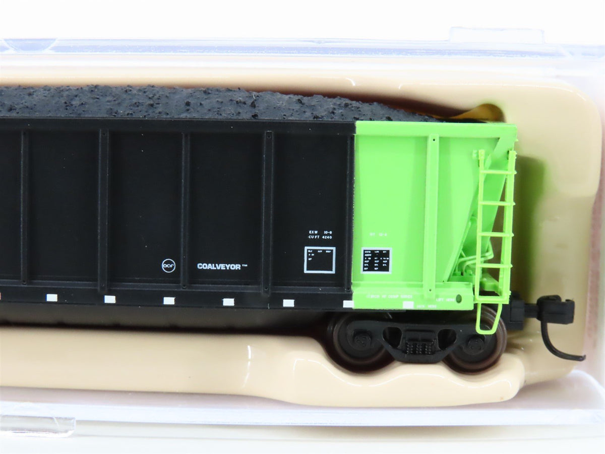N Scale Atlas 43806-4 UNSX Unitrain Services Coalveyor Hopper #422 w/Coal Load