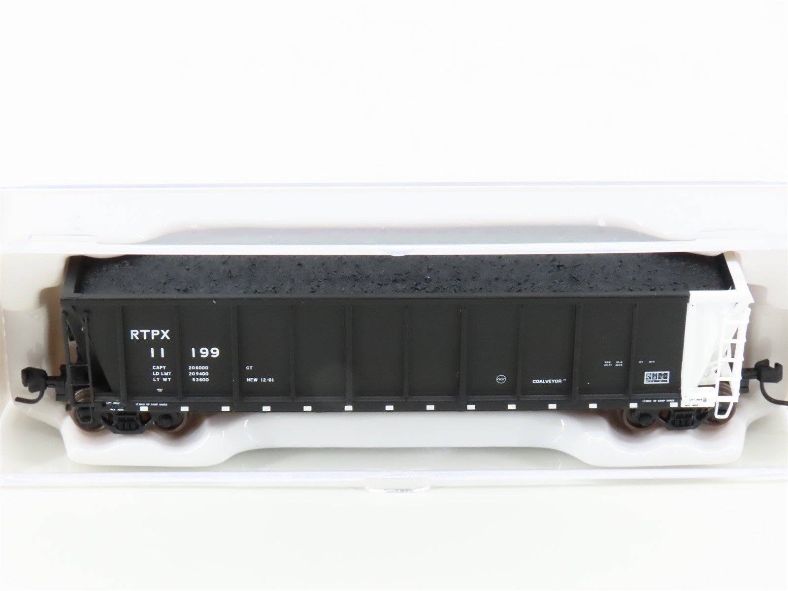 N Scale Atlas 43803-15 RTPX Wheelabrator Coal Services Coalveyor Hopper #11199