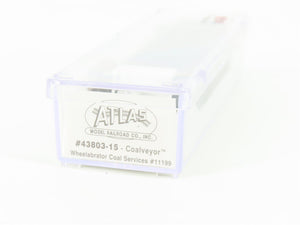 N Scale Atlas 43803-15 RTPX Wheelabrator Coal Services Coalveyor Hopper #11199