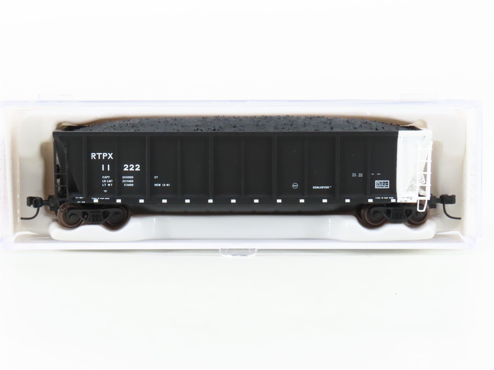 N Scale Atlas 43803-17 RTPX Wheelabrator Coal Services Coalveyor Hopper #11222