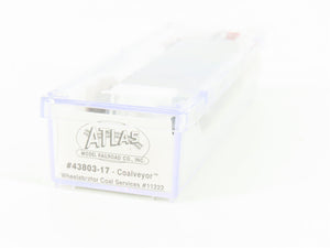 N Scale Atlas 43803-17 RTPX Wheelabrator Coal Services Coalveyor Hopper #11222