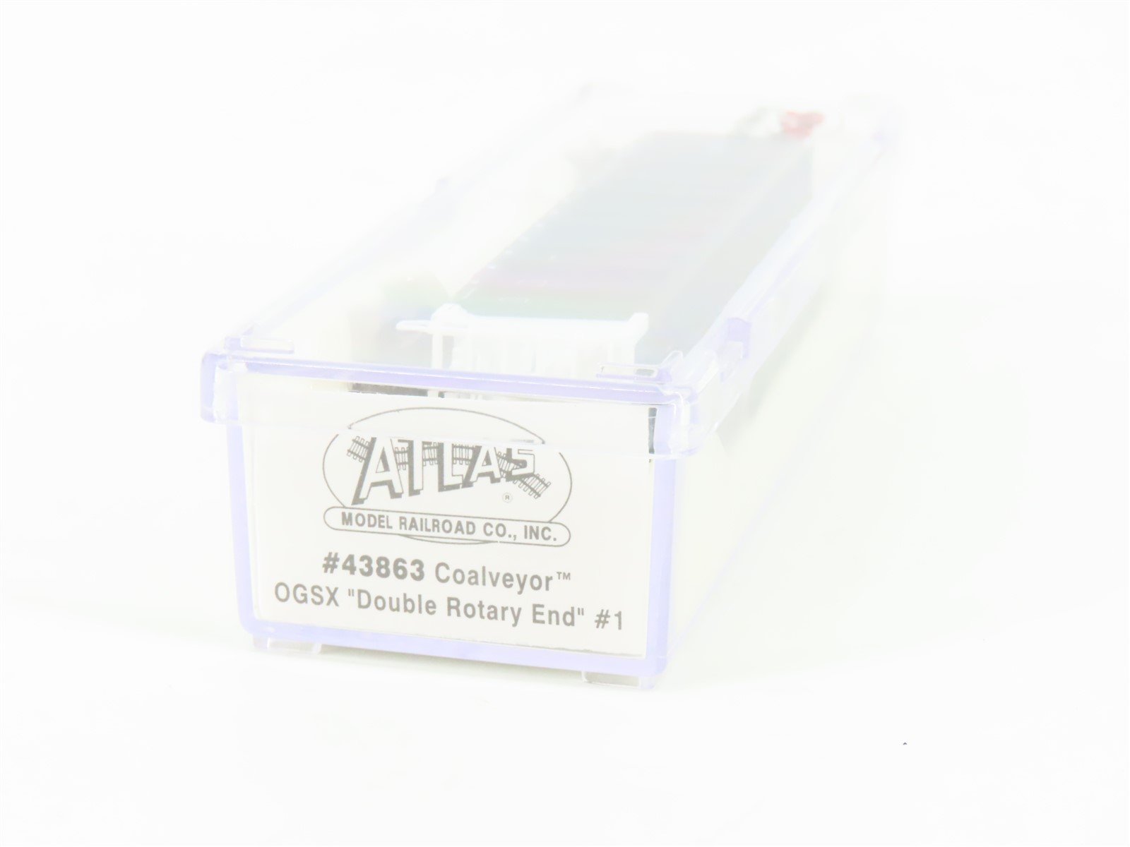 N Scale Atlas 43863 OGSX Double Rotary End Coalveyor Hopper #1 w/Coal Load