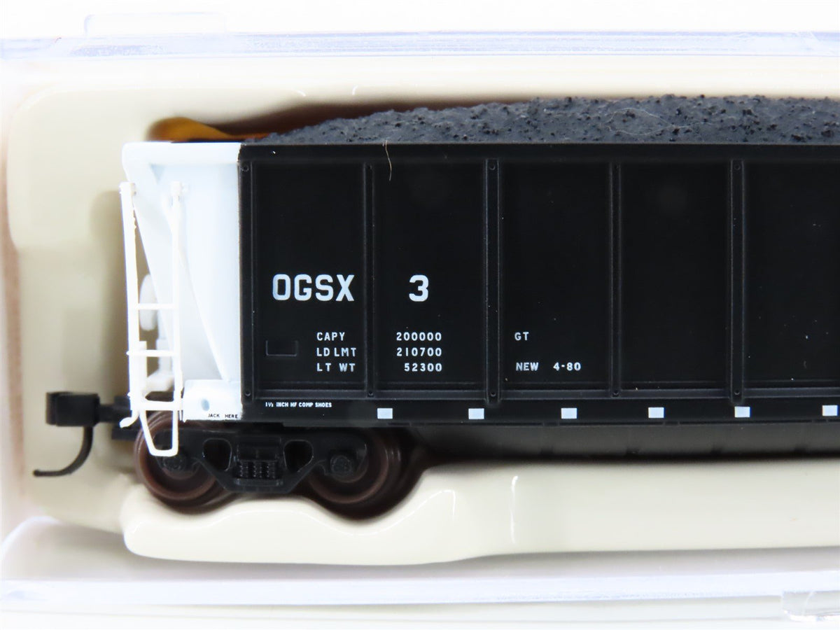 N Scale Atlas 43864 OGSX Double Rotary End Coalveyor Hopper #3 w/Coal Load