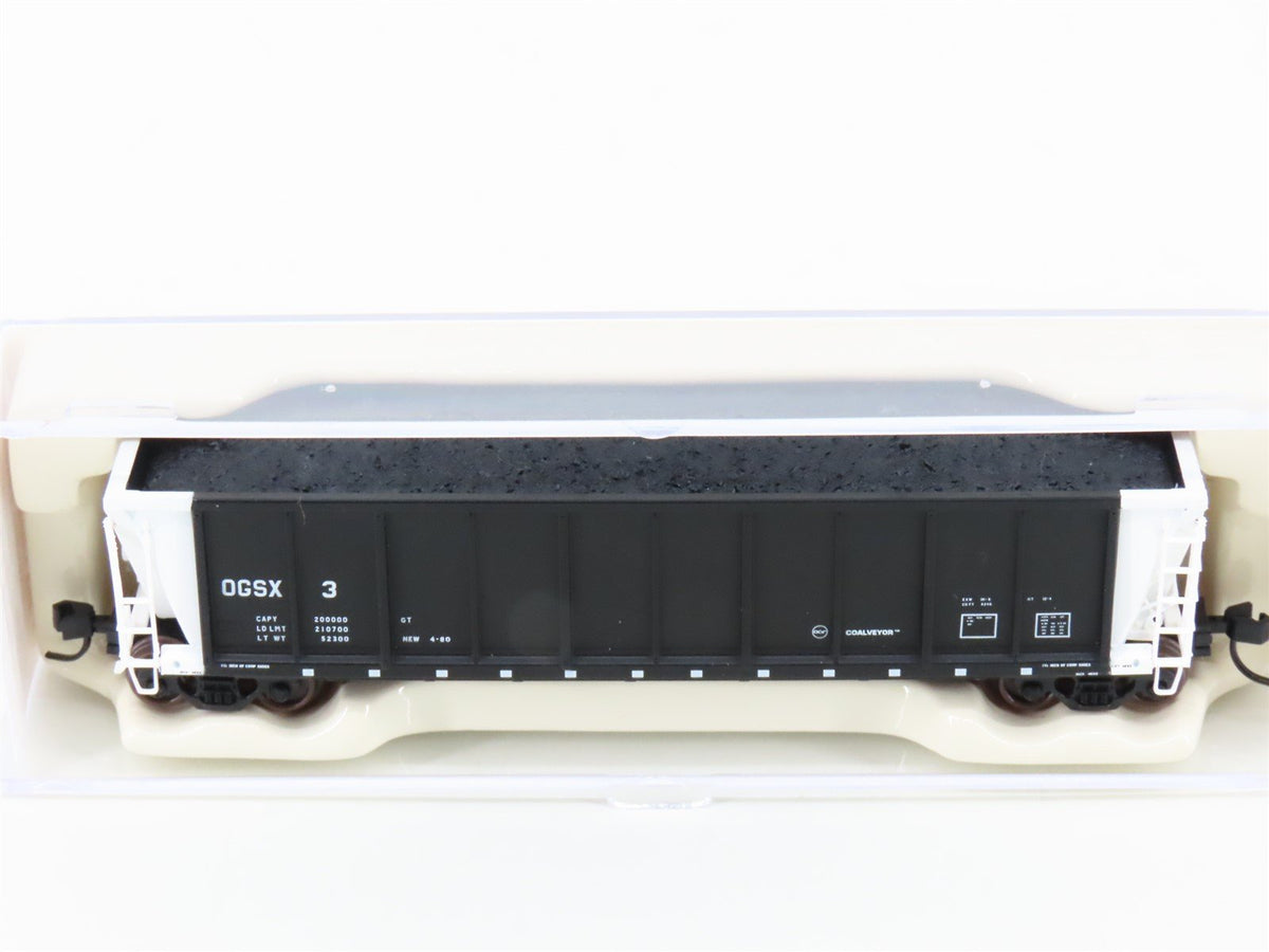 N Scale Atlas 43864 OGSX Double Rotary End Coalveyor Hopper #3 w/Coal Load