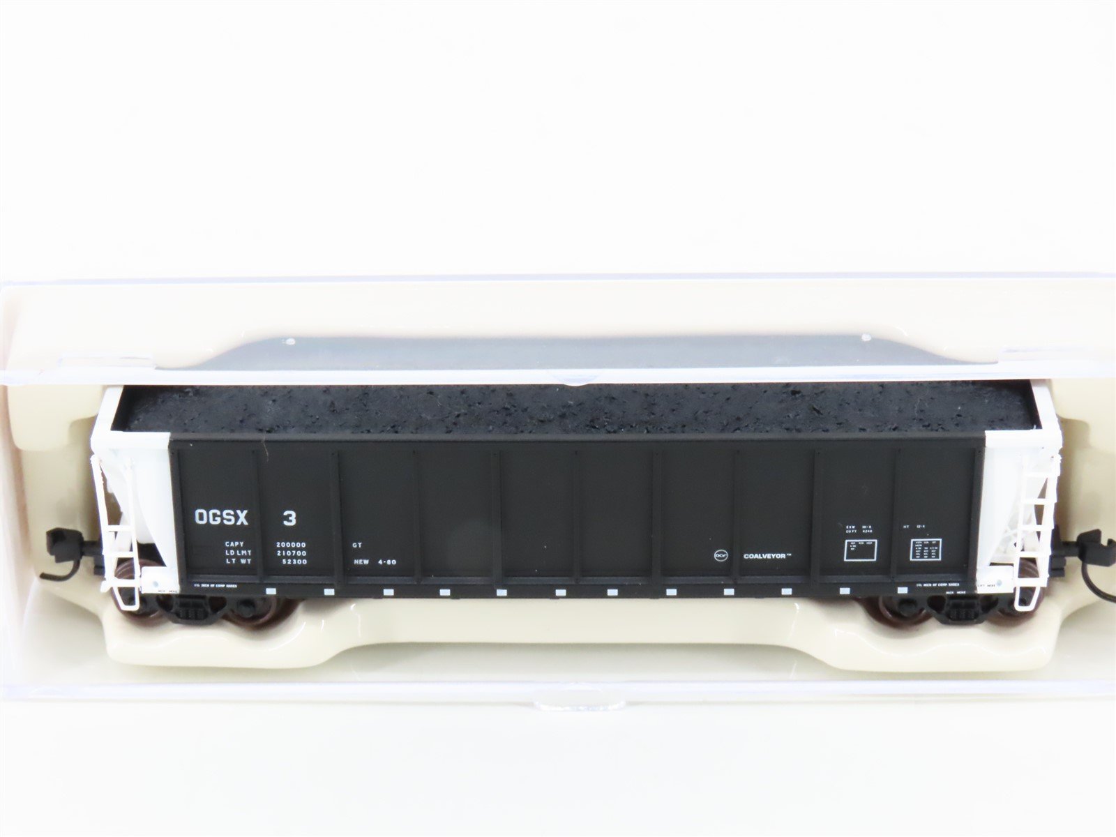 N Scale Atlas 43864 OGSX Double Rotary End Coalveyor Hopper #3 w/Coal Load