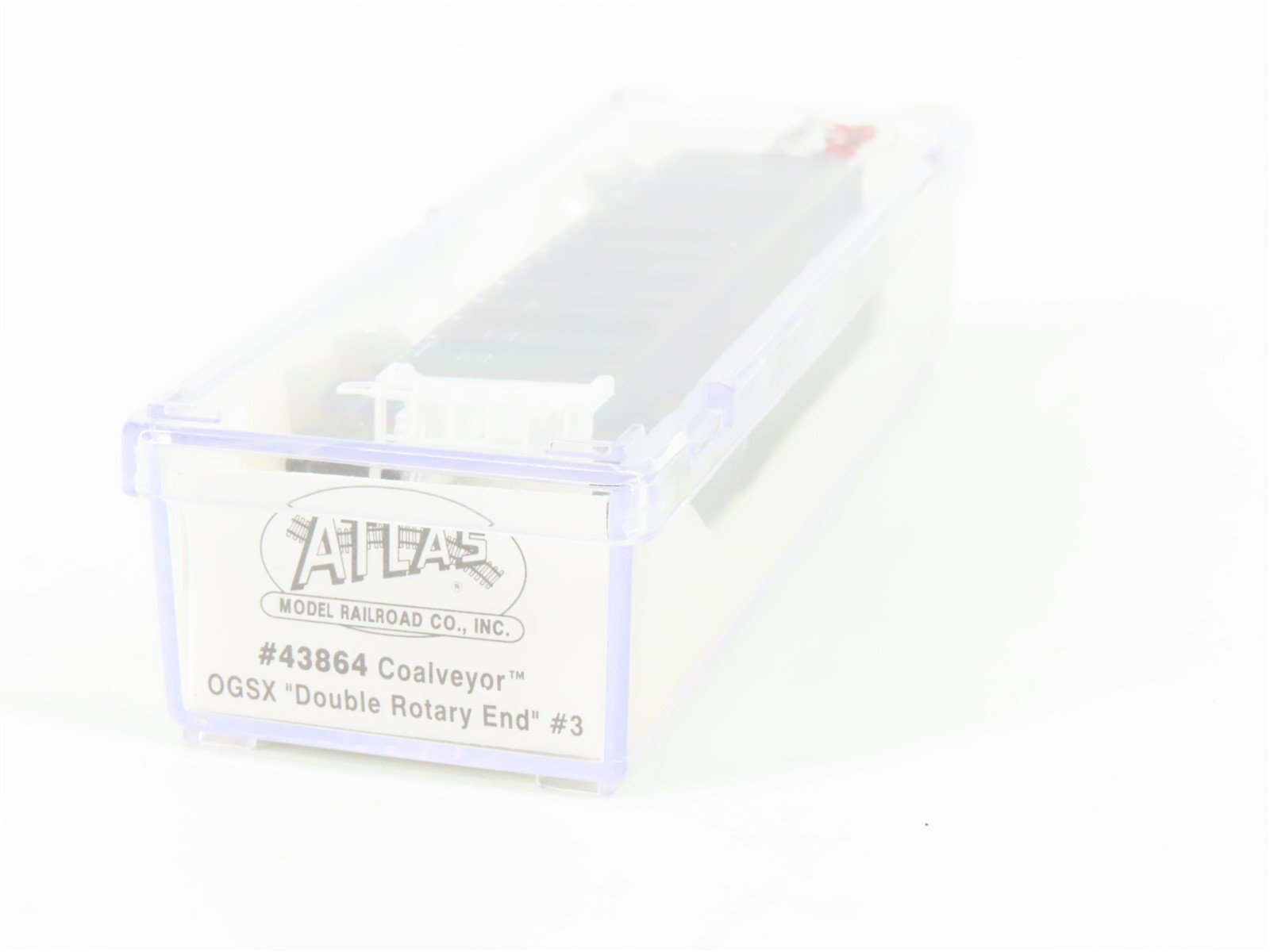 N Scale Atlas 43864 OGSX Double Rotary End Coalveyor Hopper #3 w/Coal Load