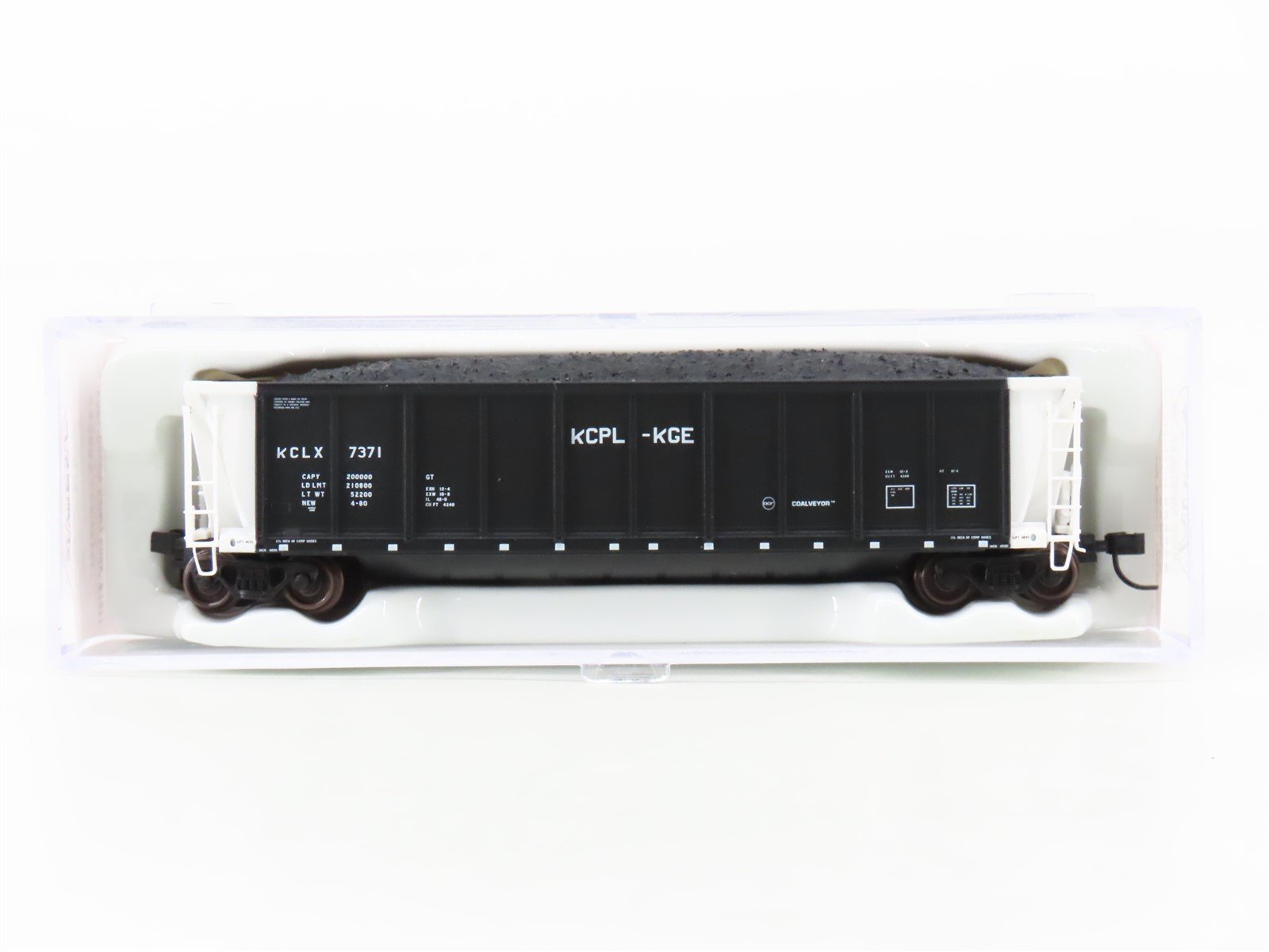 N Scale Atlas 43865 KCL (KGE) Double Rotary End Coalveyor Hopper #7371 w/Load