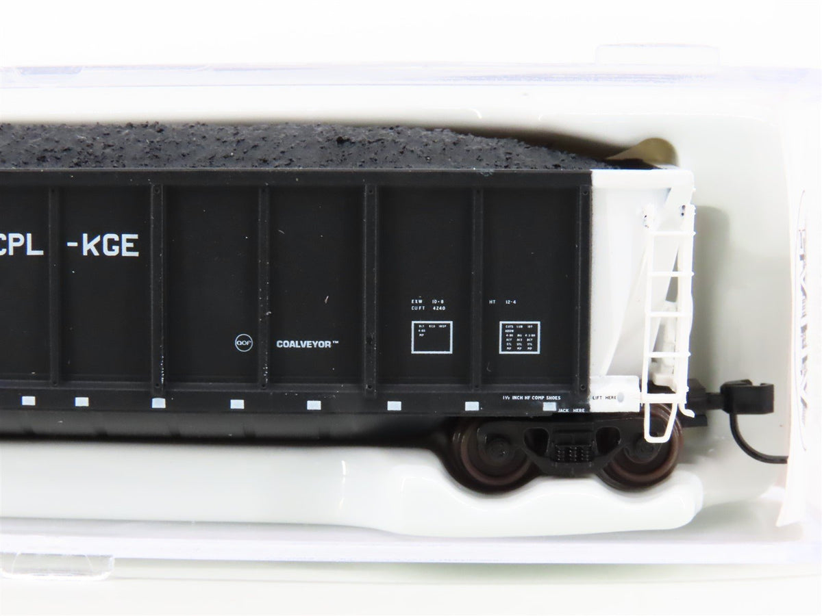 N Scale Atlas 43866 KCL (KGE) Double Rotary End Coalveyor Hopper #7372 w/Load