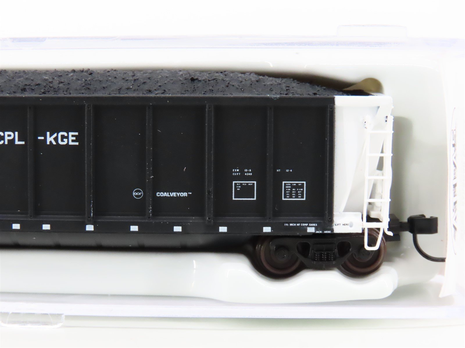 N Scale Atlas 43866 KCL (KGE) Double Rotary End Coalveyor Hopper #7372 w/Load