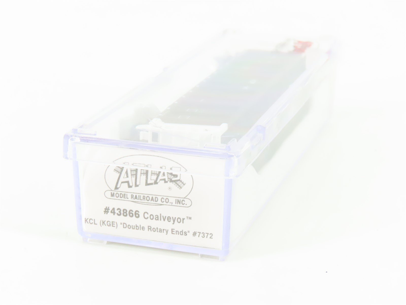 N Scale Atlas 43866 KCL (KGE) Double Rotary End Coalveyor Hopper #7372 w/Load