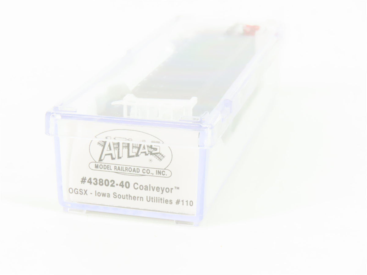 N Scale Atlas 43802-40 OGSX Iowa Southern Utilities Coalveyor Hopper #110