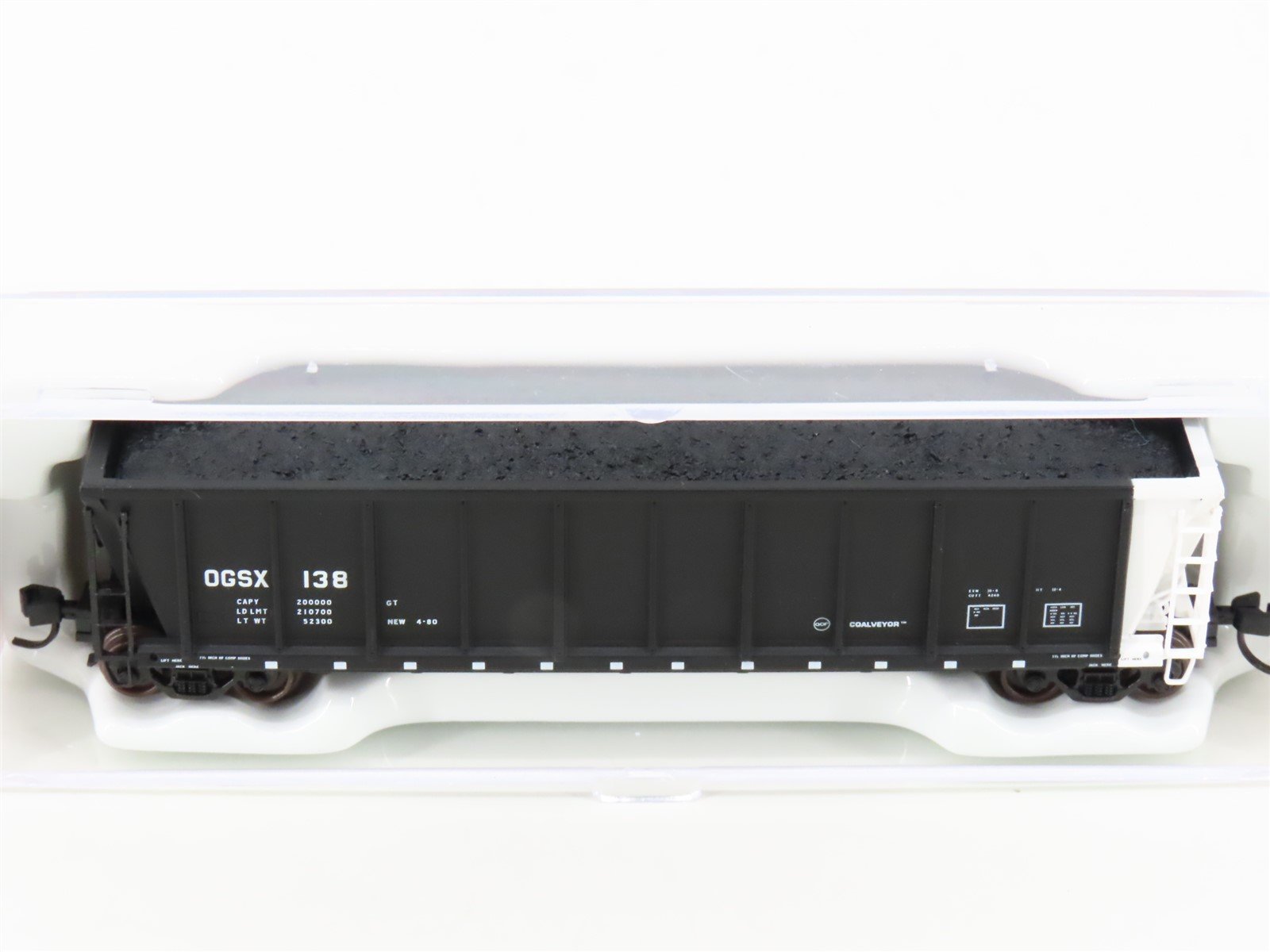 N Scale Atlas 43802-41 OGSX Iowa Southern Utilities Coalveyor Hopper #138