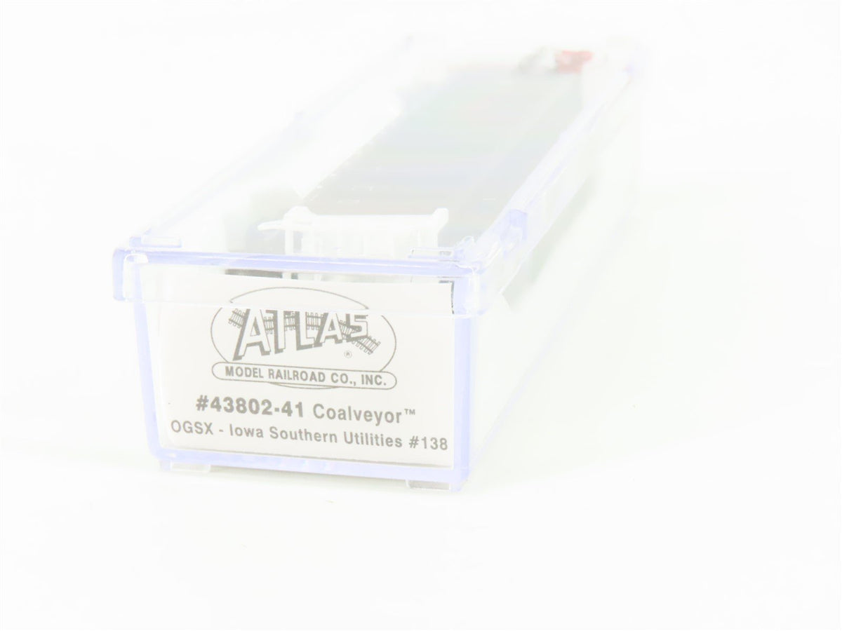 N Scale Atlas 43802-41 OGSX Iowa Southern Utilities Coalveyor Hopper #138