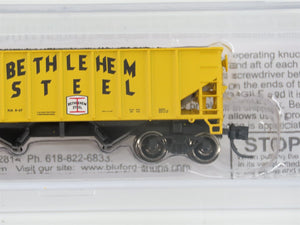 N Scale Bluford Shops NSE BLU17-06 CBL Bethlehem Steel 2-Bay Hopper #501 w/ Load