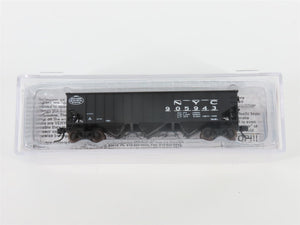 N Scale Bluford Shops 14021 NYC New York Central 3-Bay Hopper #905943 w/ Load