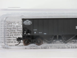 N Scale Bluford Shops 14021 NYC New York Central 3-Bay Hopper #905943 w/ Load