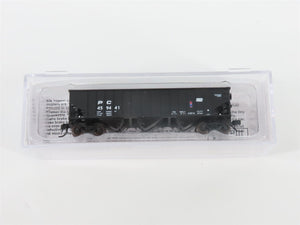 N Bluford Shops 14146 PC Penn Central 3-Bay Rib-Side Hopper #459441 w/ Load