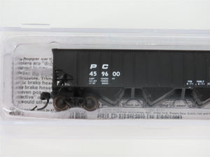 N Bluford Shops 14146 PC Penn Central 3-Bay Rib-Side Hopper #459600 w/ Load