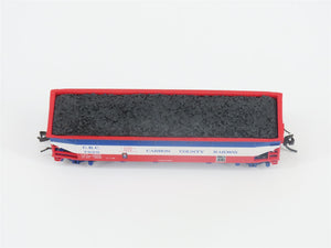 N Bluford Shops NSE BLU15-07 CBC Carbon County Bicentennial 3-Bay Hopper w/ Load