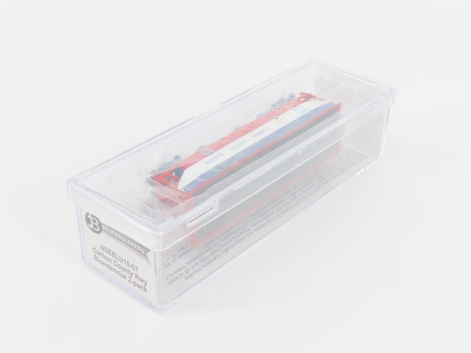 N Bluford Shops NSE BLU15-07 CBC Carbon County Bicentennial 3-Bay Hopper w/ Load